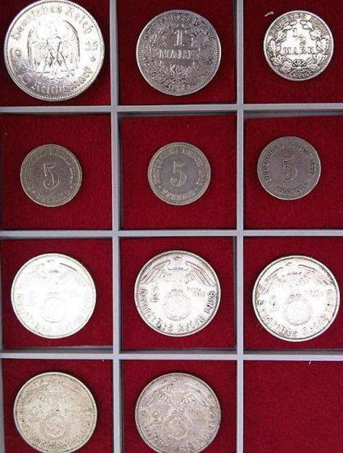 11 German Coins 1878 to 1939 !!!Starting at R220!!! Reduced starting R150