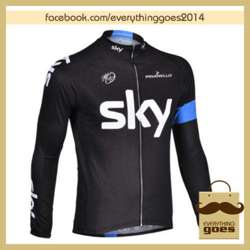 Team Sky Long Sleeve Cycling Top (Size - XL)