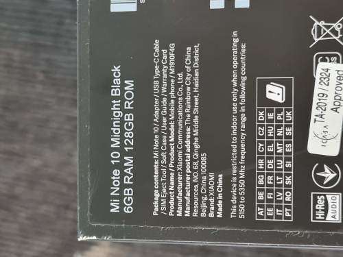 Xiaomi Mi Note 10