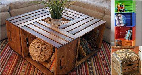 CRATES FOR DECORATING