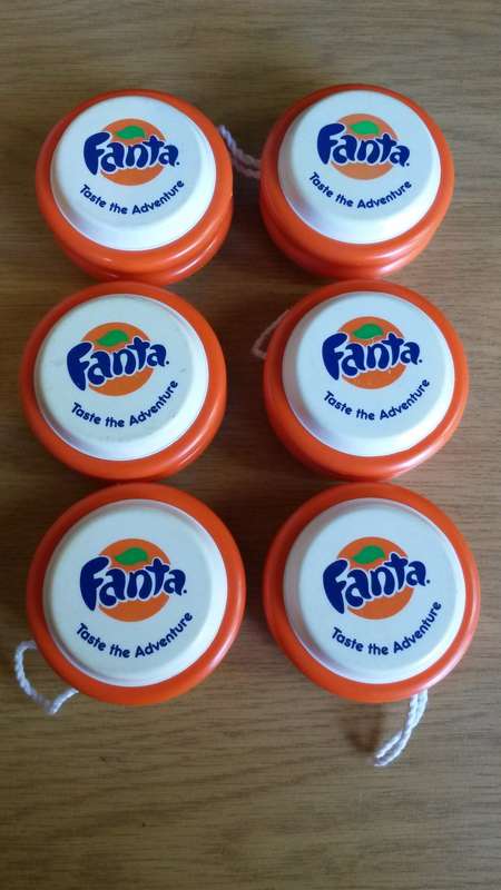 6 x Fanta Yo Yo's,Yo-Yo