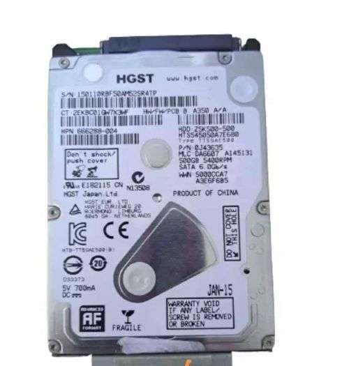 500GB 2.5 HDD