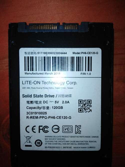 Liteon 120GB SSD