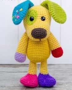 Crocheted puppy