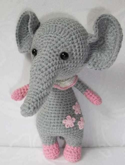 Baby gift-crochet elephant