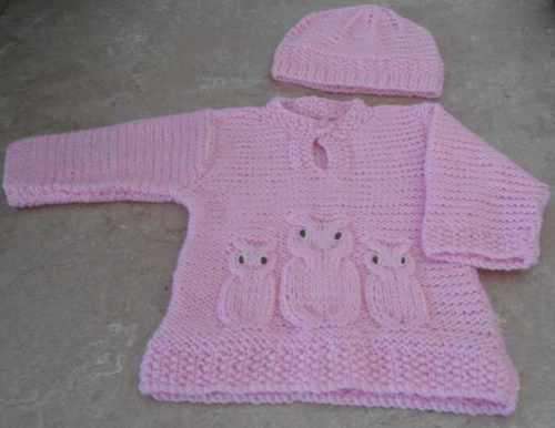 Owl jersey and hat set