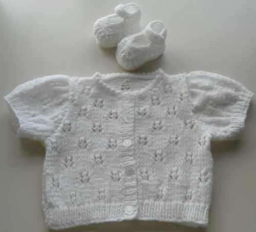 Baby Summer cardigan and shoe set