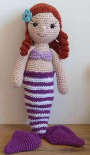 'Mermaid'crocheted doll