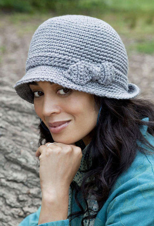 Stylish crochet hat