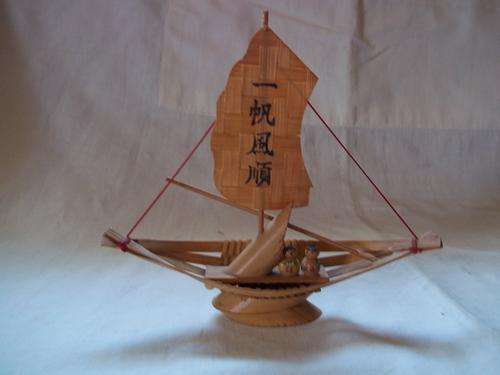 Boat, Chinese, Bamboo
