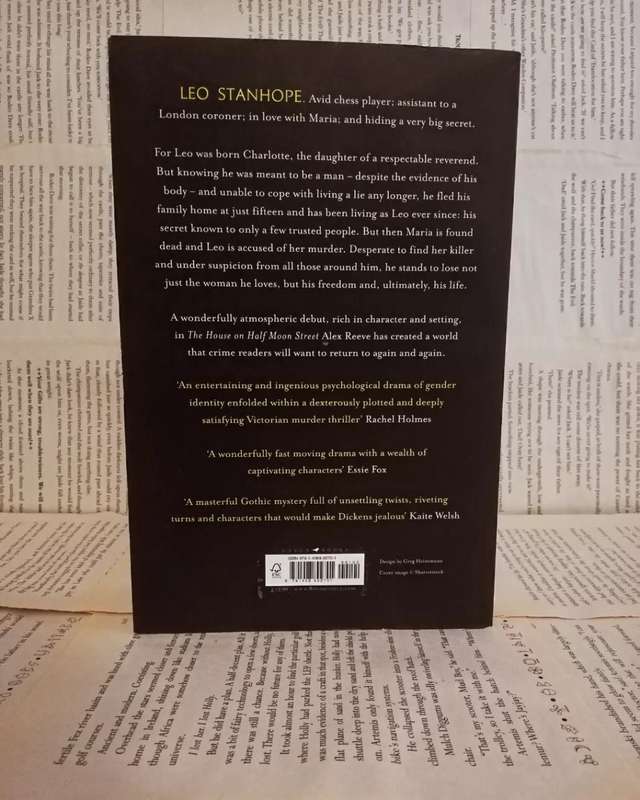 The House on Half Moon Street by Alex Reeve (Book 1)