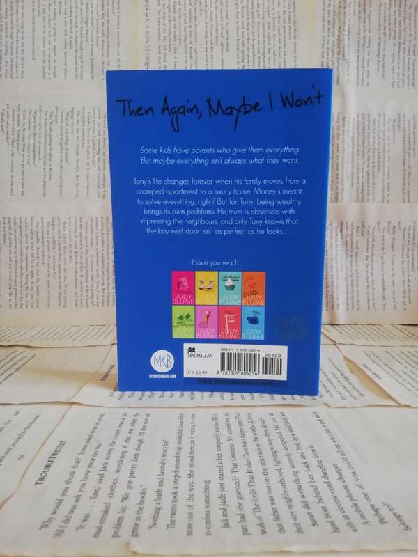 Then Again, Maybe I won`t by Judy Blume
