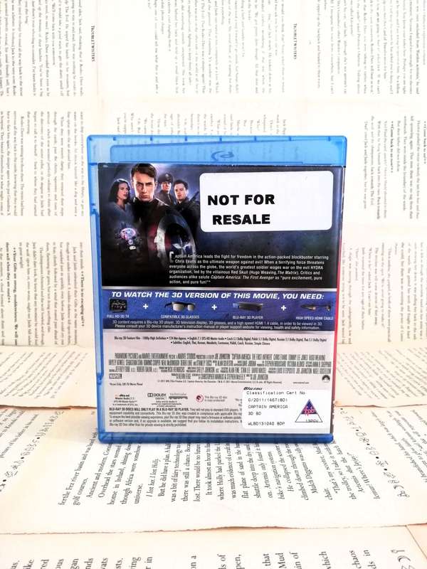 Capital America: The First Avenger [3D VERSION] [BLU-RAY]