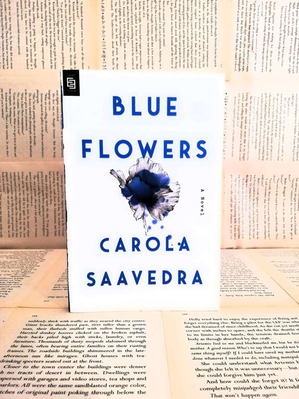 Blue Flowers by Carola Saavedra