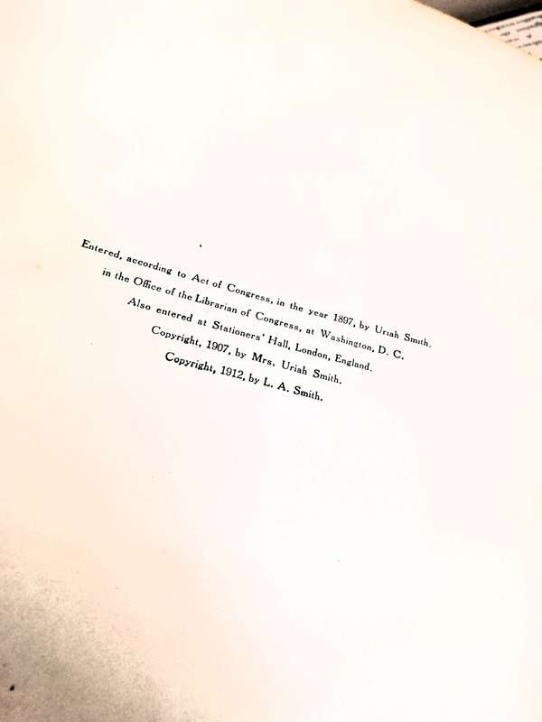 Daniel and the Revelation (1912 edition - more 100 years old)