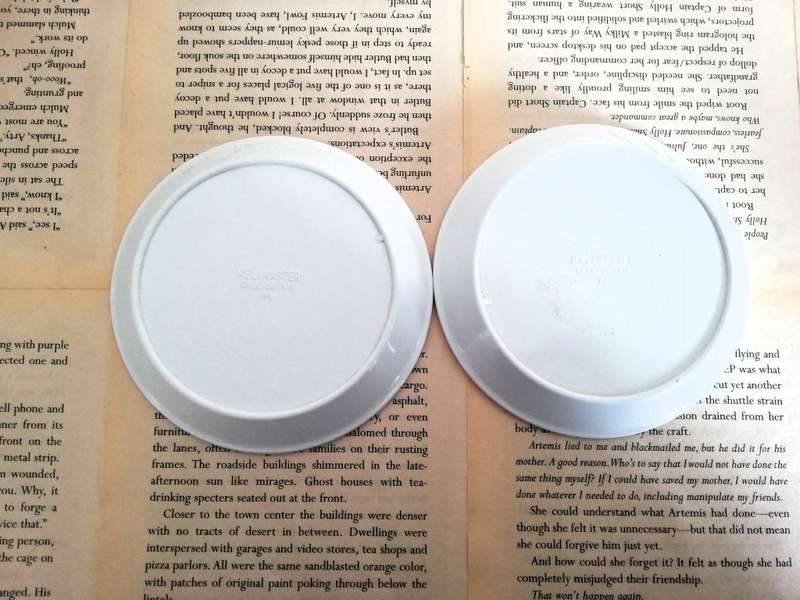 2 X Plastic Trinket Bowl