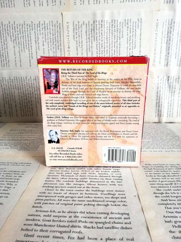 The Return of the King by JRR Tolkien's [CD - Audiobook[Lord of the Rings - Book 3 ][Rare]