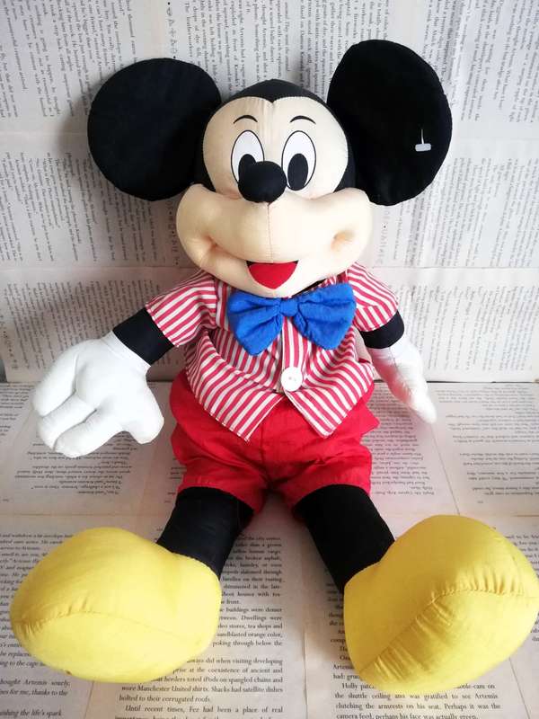 Vintage Mickey Mouse Teddy [Disney]