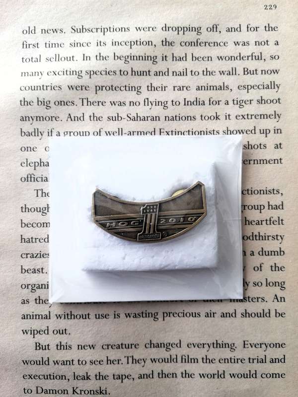 Harley Davidson Motorcycle HOG 2010 Vintage Tack Pin