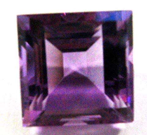 6.00 x 6.00 mm Square cut Amethyst  1.19 cts.