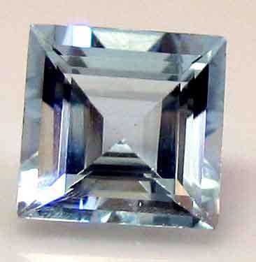 Genuine ,7.00 x 7.00 mm Square cut Aquamarine   1.63 cts.