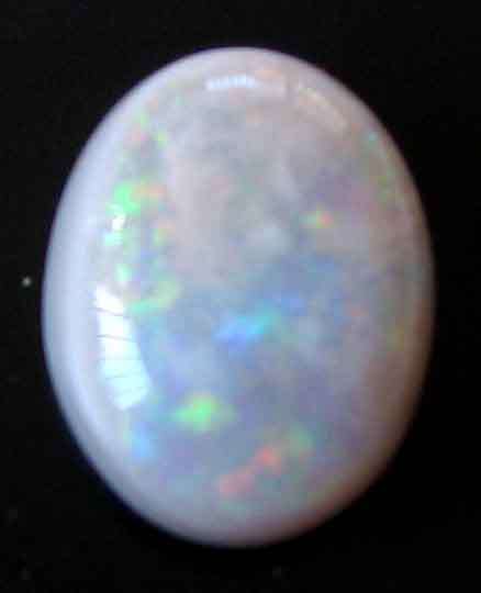 9.00 x 7.00 mm Oval Solid Australian Opal  1.52cts.