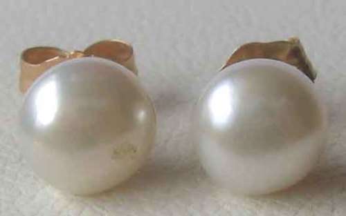 14ct Gold and F.W. Peals Stud/ Earrings