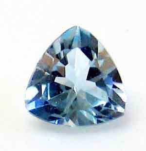 8.00 mm Trillion cut Blue Topaz 2.16 ct.