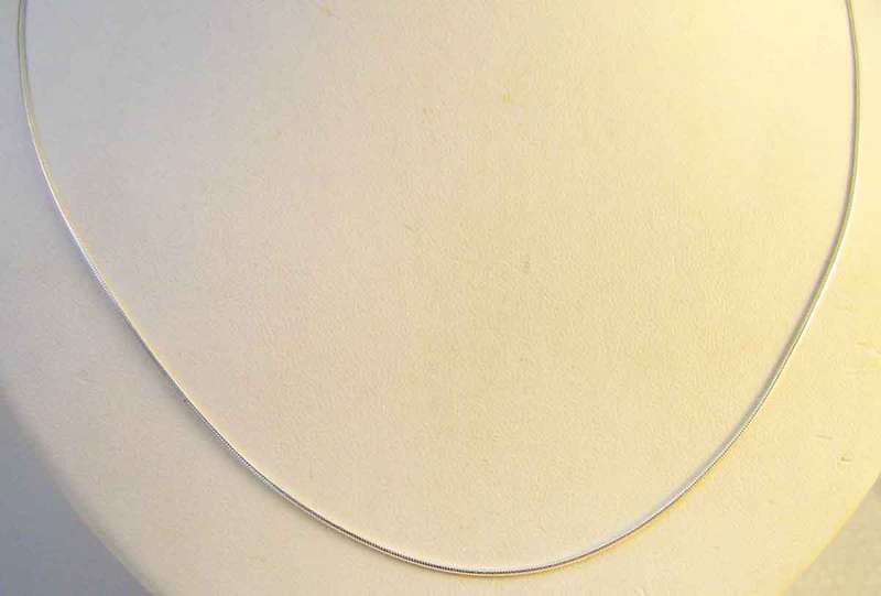 Sterling Silver - New  Snake Chain- 45 cm Long.