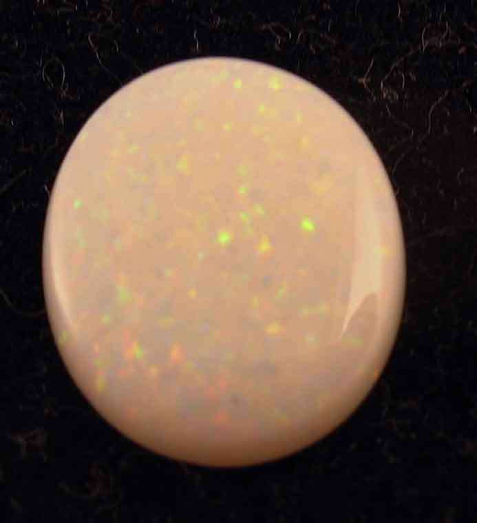 10.00 x 8.00 mm Oval solid australian Opal 1.84 ct.