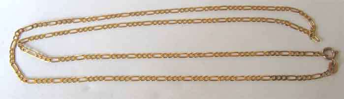 18K Solid Gold Chain -40 cm long