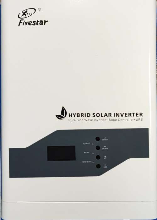 FiveStar 3KVA 48v Pure Sine Hybrid Solar PWM Inverter