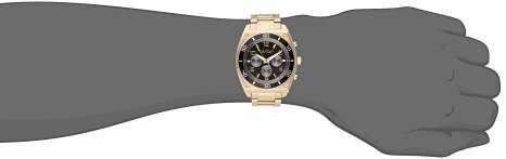 **exclusive** Brand New Caravelle New York Men's 45A111 Analog Display Japanese Quartz Gold Watch