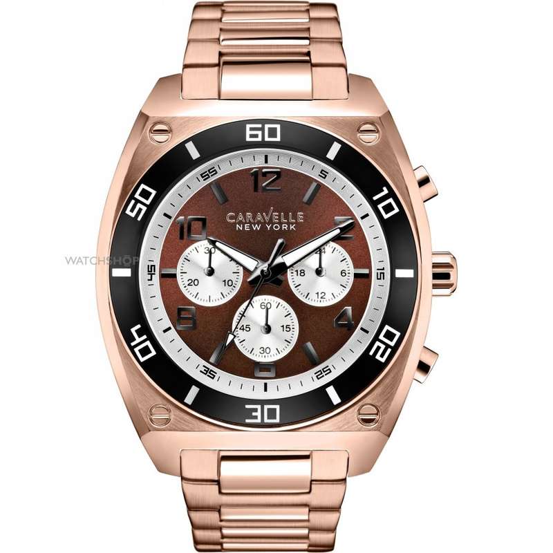 BULOVA® - CARAVELLE NEW YORK WOMEN'S JAPANESE QUARTZ ROSE GOLD WATCH W/ BOX & MANUAL