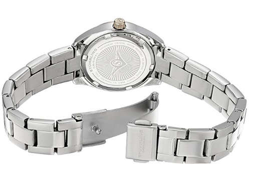 GENUINE!!! STUHRLING WOMEN'S ASCOT SWAROVSKI ACCENTED WATCH W/ BOX & MANUAL