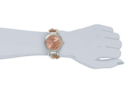 AKRIBOS XXIV® WOMEN'S MULTI-FUNCTION MESH-LINK BRACELET WATCH