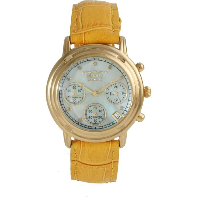 **RRP R14,500**KRUG BAÜMEN® MEN'S PRINCIPLE DIAMOND CHRONOGRAPH WATCH W/ 8X GENUINE DIAMONDS