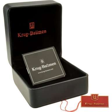 **RRP R14,500**KRUG BAÜMEN® MEN'S PRINCIPLE DIAMOND CHRONOGRAPH WATCH W/ 8X GENUINE DIAMONDS