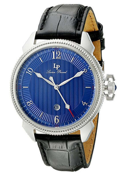 **RRP R7323.08**LUCIEN PICCARD® SWISS LEGEND LEATHER BAND CASUAL WATCH W/ BOX & MANUAL
