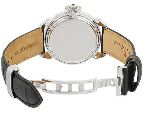 **RRP R7323.08**LUCIEN PICCARD® SWISS LEGEND LEATHER BAND CASUAL WATCH W/ BOX & MANUAL