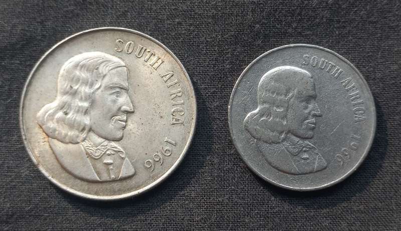 1966 R1 and 50c