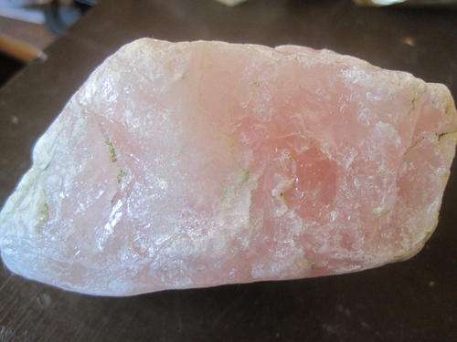 Lovely rough rose quartz chunk...