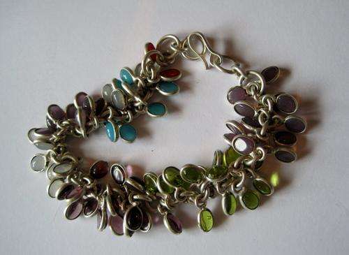 Outstanding mixed semi-precious stones, set in .925 silver!!!