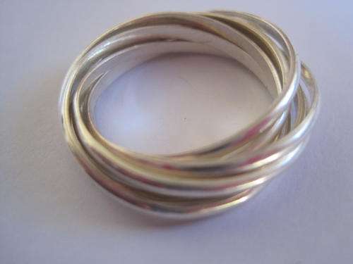 Seven-in-one ring, silver, #T