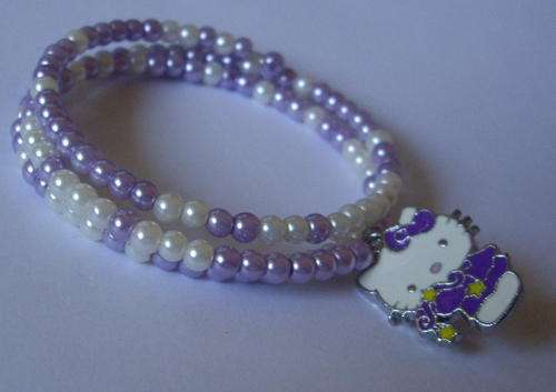 HELLO KITTY!! BRACELET, IN PURPLE.