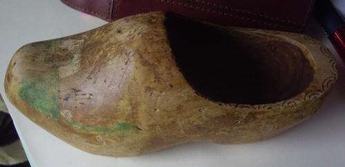 wooden dutch clog