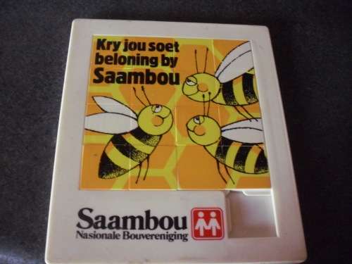 Saambou Bank vintage Board Puzzle