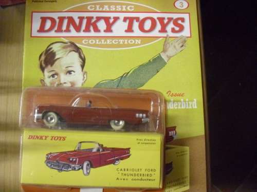 classic Dinky Toys Collection No3 - Cabriolet Ford Thunderbird (555)
