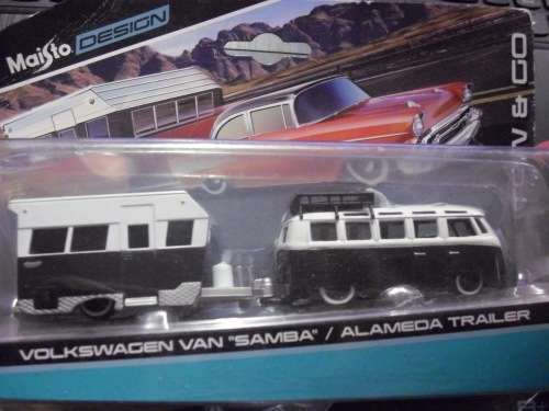 VOLKSWAGEN "SAMBA" VAN and ALAMEDA TRAILER