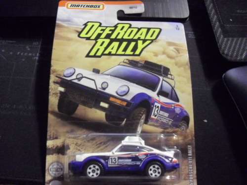 MATCHBOX OFFROAD RALLY  - 1985 PORCHE 911 Rally